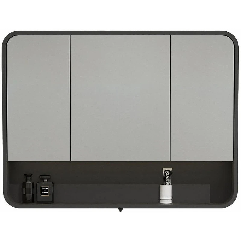 Зеркальный шкаф Black&White Universe U930.MС1000 100 930MC1000 Sparkle Grey