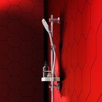 Душевой гарнитур Dorff Prime D0140000 Хром латунь на стену