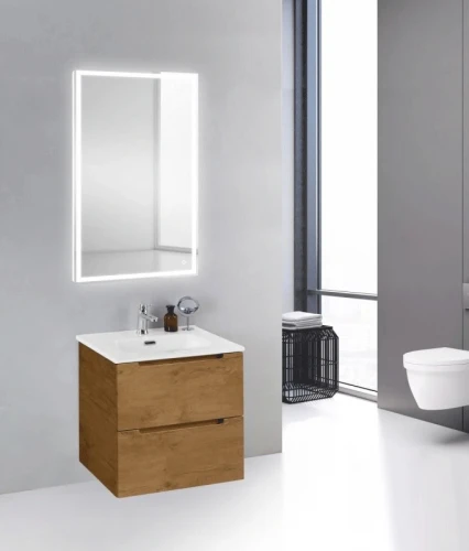 Тумба под раковину BelBagno ETNA 39-600/390-2C-SO-RN-P подвесная Rovere Nature МДФ / ЛДСП