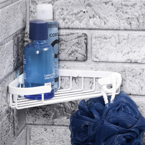 Полка корзина WasserKRAFT K-733W угловая Белая