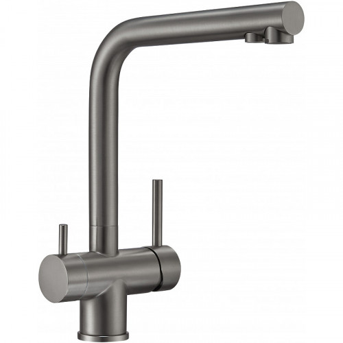 Смеситель для кухни Milacio Ultra MCU.558.GM Вороненая сталь нержавеющая сталь