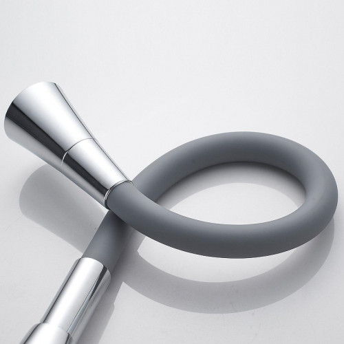 Смеситель для кухни Shevanik S543-9 цвет Хром Серый