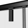 Душевой уголок AM.PM Gem 90х90 W90G-404-9090-BT профиль Черный матовый стекло прозрачное