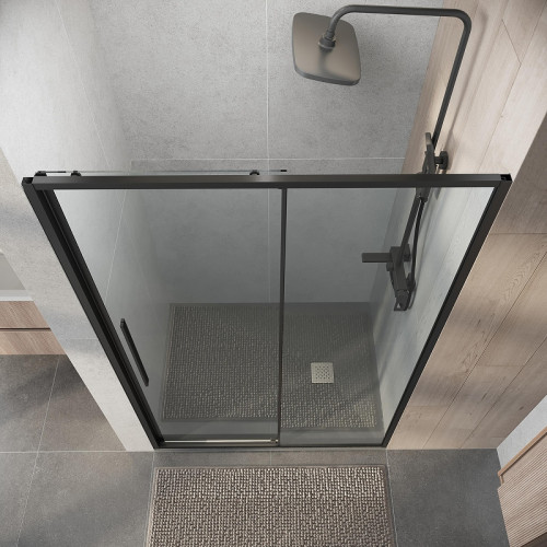 Душевая дверь Niagara Nova 110 NG-34-11AGR профиль цвет Графит матовый стекло прозрачное