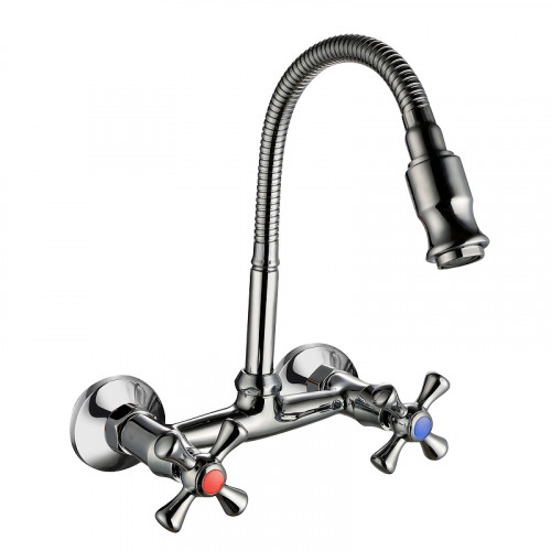 Смеситель для кухни Voda Laguna LGN02F цвет Хром
