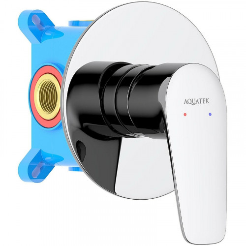 Смеситель для душа Aquatek Бетта AQ1166CR Хром латунь встраиваемый