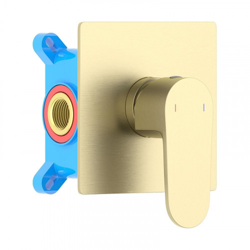 Смеситель для душа Aquatek Оберон AQ1266BG цвет Золото шлифованное