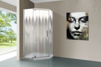 Душевой уголок Vincea Stresa 90x90 VSP-1S900CH профиль Хром стекло шиншилла
