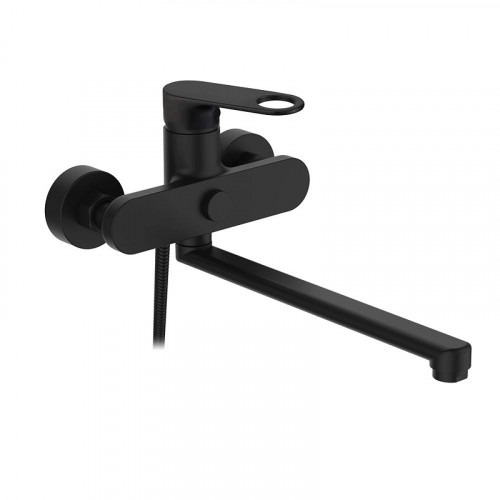 Смеситель для ванны D-Lin D147377-A универсальный цвет  Черный матовый