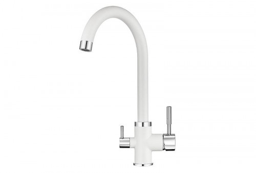 Смеситель для кухни Granula 2168 цвет Арктик