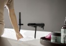 Смеситель для ванны Hansgrohe Finoris 76420670 Черный матовый латунь на стену