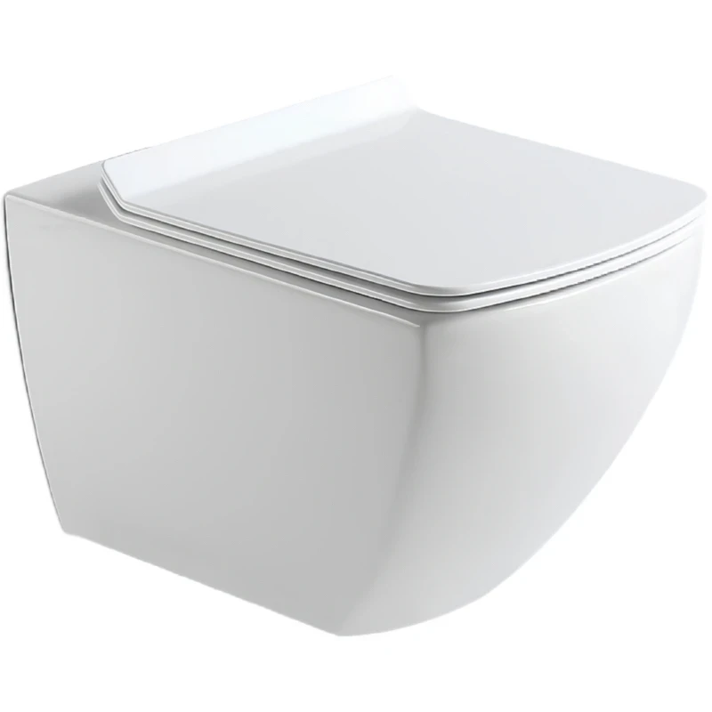 Унитаз Black&White Universe W-726 726W00 подвесной с сиденьем Микролифт фарфор подвесной
