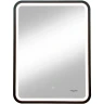 Зеркало Reflection Happy 600х800 RF4919HP с подсветкой Черное с сенсорным выключателем и диммером МДФ / ЛДСП, стекло
