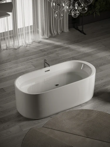 Акриловая ванна Sancos Fiori 170x80 FB04 без гидромассажа