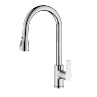 Смеситель для кухни Aquatek Лугано AQ1784CR цвет Хром
