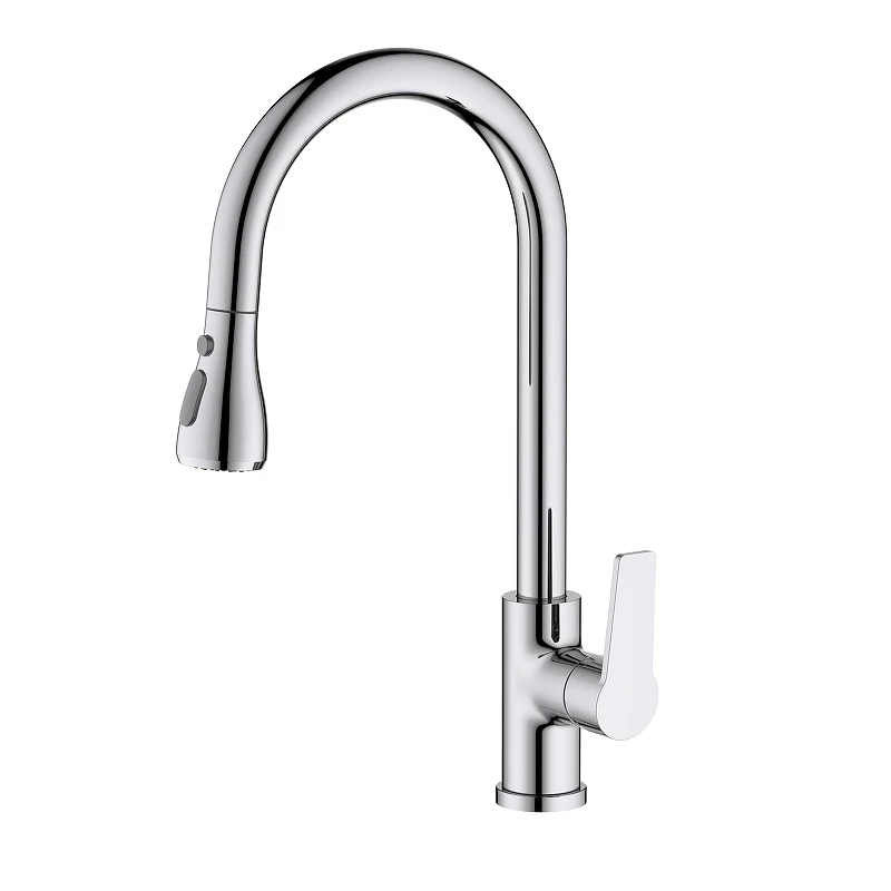 Смеситель для кухни Aquatek Лугано AQ1784CR цвет Хром