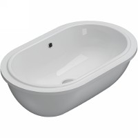 Раковина Globo Forty3 60 SC043.BI*0 Белая фарфор встраиваемый