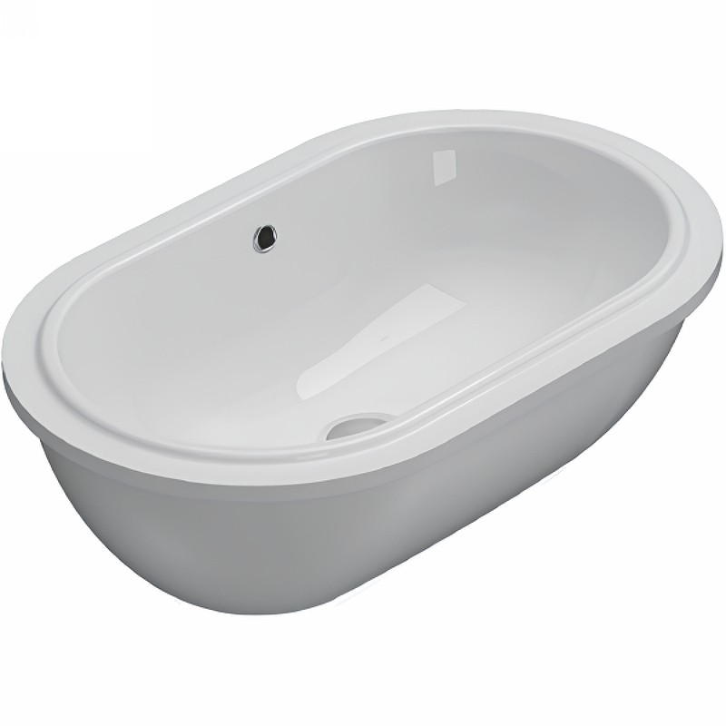 Раковина Globo Forty3 60 SC043.BI*0 Белая фарфор встраиваемый