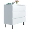 Тумба с раковиной SanVit Кубэ-3 100 kkube3100w Белая глянцевая МДФ / ЛДСП