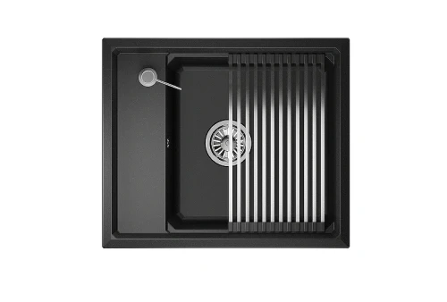 Кухонная мойка Granula Kitchen Space 60 6004 цвет Черный