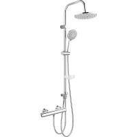 Душевая система Agger Thermo A2492200 с термостатом Хром латунь на стену