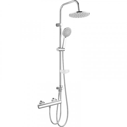 Душевая система Agger Thermo A2492200 с термостатом Хром латунь на стену