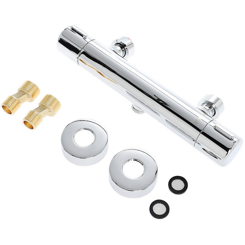 Душевая система Agger Thermo A2492200 с термостатом Хром латунь на стену