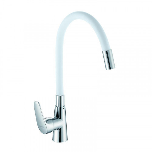 Смеситель для кухни D-Lin D155302-3 цвет Хром Белый