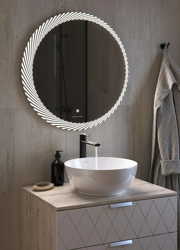 Раковина-чаша Sanita Luxe Art Slim 40 WB.CT/Art/40-N.Slim/WHT.G/S1 цвет Белый