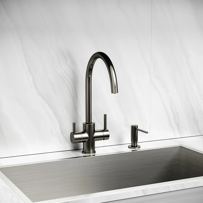 Смеситель для кухни Sancos Taper SC4012GG цвет Вороненая сталь