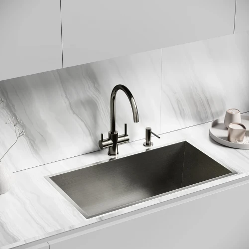 Смеситель для кухни Sancos Taper SC4012GG цвет Вороненая сталь