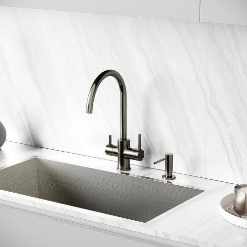 Смеситель для кухни Sancos Taper SC4012GG цвет Вороненая сталь