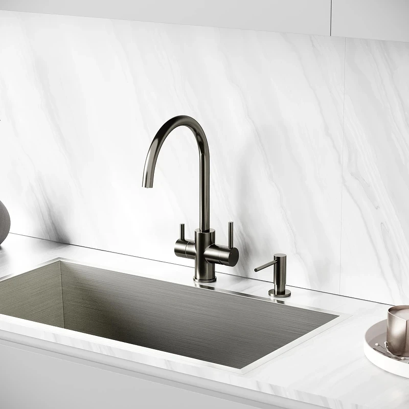 Смеситель для кухни Sancos Taper SC4012GG цвет Вороненая сталь