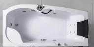 Акриловая ванна со шторкой и душевой системой Orans OLS-BT-9501 170х85 R 9501R00 с гидромассажем