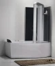 Акриловая ванна со шторкой и душевой системой Orans OLS-BT-9501 170х85 R 9501R00 с гидромассажем