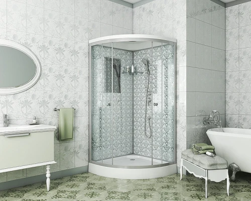 Душевая кабина Niagara Luxe 90x90 NG-7701W без гидромассажа