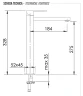 Смеситель для раковины Remer Q-Design QD10LXXL цвет Хром