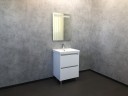 Тумба с раковиной Comforty Дублин 60 00004137134 Белый глянец МДФ / ЛДСП