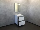Тумба с раковиной Comforty Дублин 60 00004137134 Белый глянец МДФ / ЛДСП