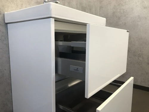Тумба с раковиной Comforty Дублин 60 00004137134 Белый глянец МДФ / ЛДСП