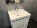 Тумба с раковиной Comforty Дублин 60 00004137134 Белый глянец МДФ / ЛДСП