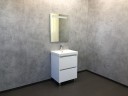 Тумба с раковиной Comforty Дублин 60 00004137134 Белый глянец МДФ / ЛДСП
