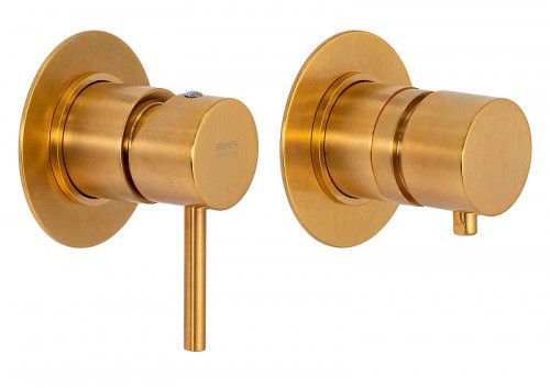 Смеситель для душа Remer X Style X96D3BG цвет Золото брашированное