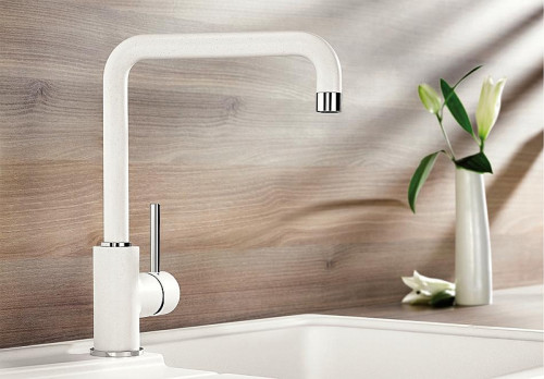 Смеситель для кухни Blanco Mili Silgranit 523107 цвет Белый