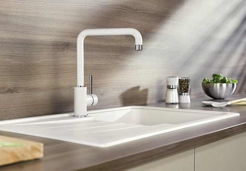 Смеситель для кухни Blanco Mili Silgranit 523107 цвет Белый
