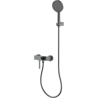 Смеситель для душа AQUAme Asti AQM6413GM Оружейный металл латунь на стену