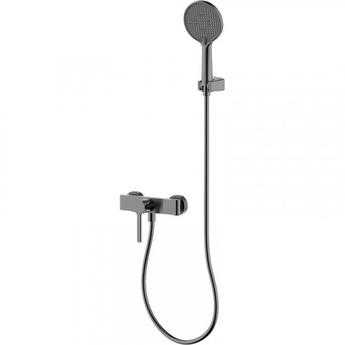 Смеситель для душа AQUAme Asti AQM6413GM Оружейный металл латунь на стену