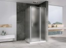 Душевой уголок Abber Sonnenstrand 100х70 AG04100MS-S70M профиль Хром стекло матовое