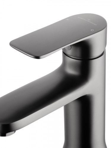 Смеситель для раковины Wonzon & Woghand WW-XH-011-BGG цвет Темный графит