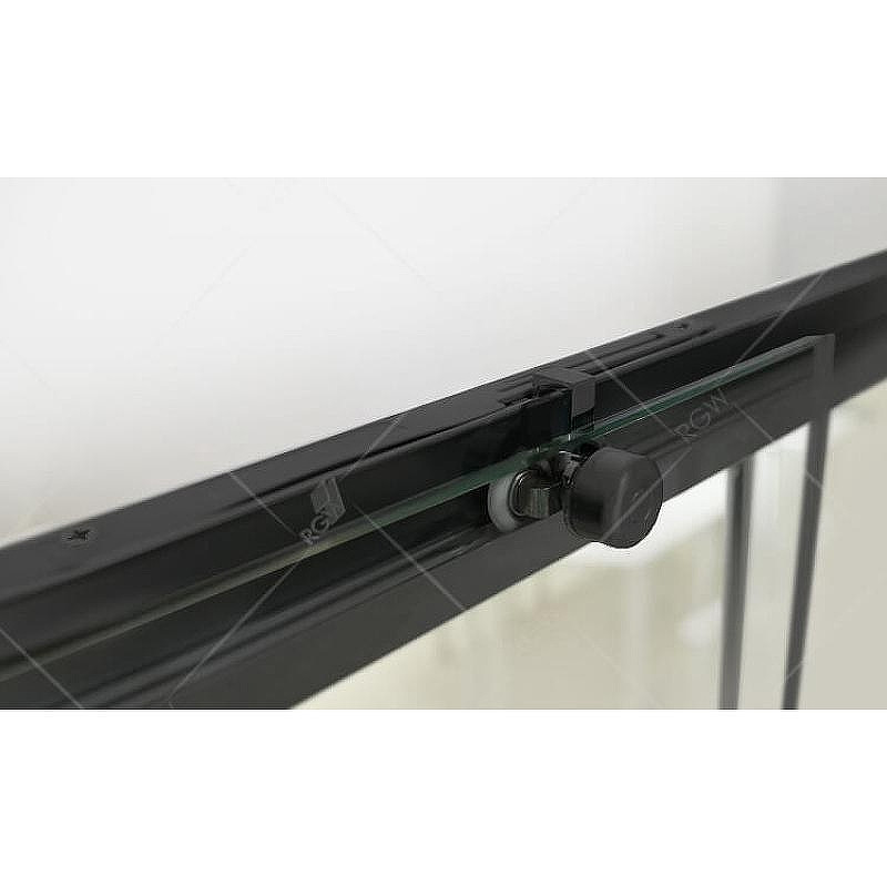 Шторка на ванну RGW Screens SC-45-B 170x150 34114517-14 профиль Черный стекло прозрачное